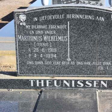 THEUNISSEN Marthinus Wilhelmus 1919-1994