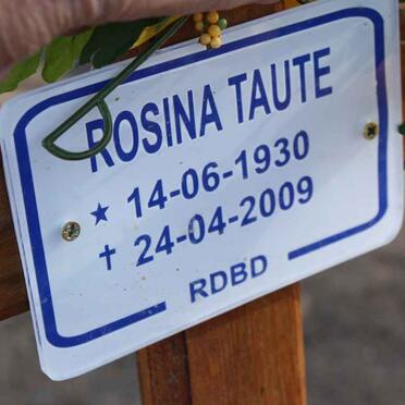 TAUTE Rosina 1930-2009
