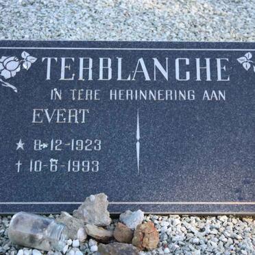 TERBLANCHE Evert 1923-1993