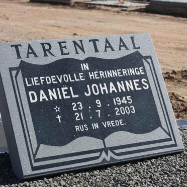 TARENTAAL Daniël Johannes 1945-2003