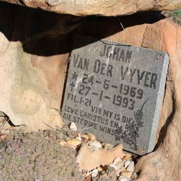 VYVER Johan, van der 1969-1993