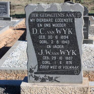 WYK J.W., van 1887-1976 &amp; D.C. 1894-1943