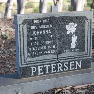PETERSEN Johanna 1915-1989