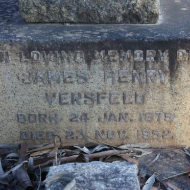 VERSVELD James Henry 1879-1952