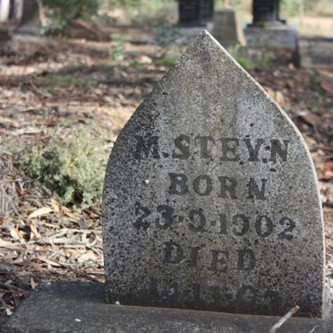 STEYN M. 1902-?