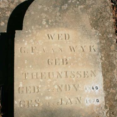 WYK G.F., van neé THEUNISSEN 1846-1930