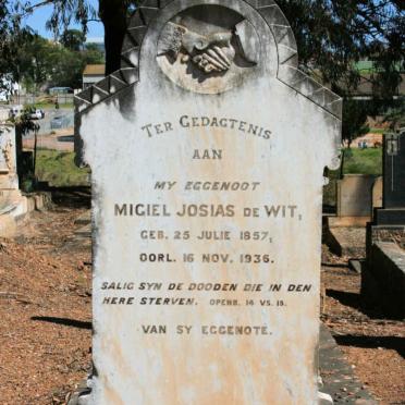 WIT Migiel Josias, de 1857-1936