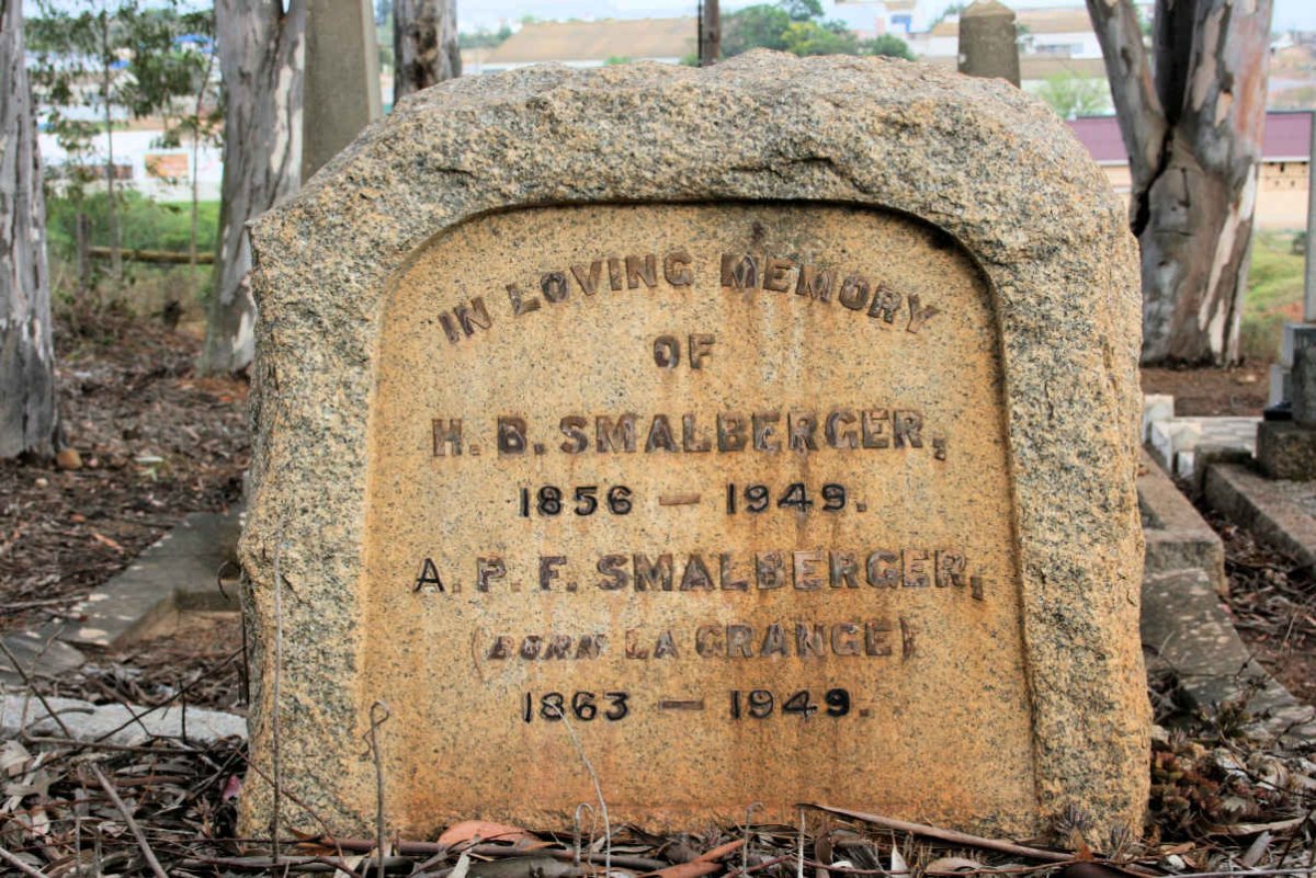 SMALBERGER H.B. 1856-1949 &amp; A.P.F. LA GRANGE 1863-1949