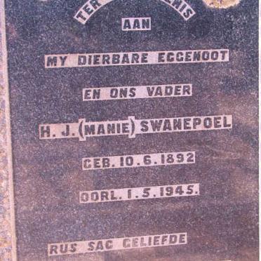SWANEPOEL H.J. 1892-1945