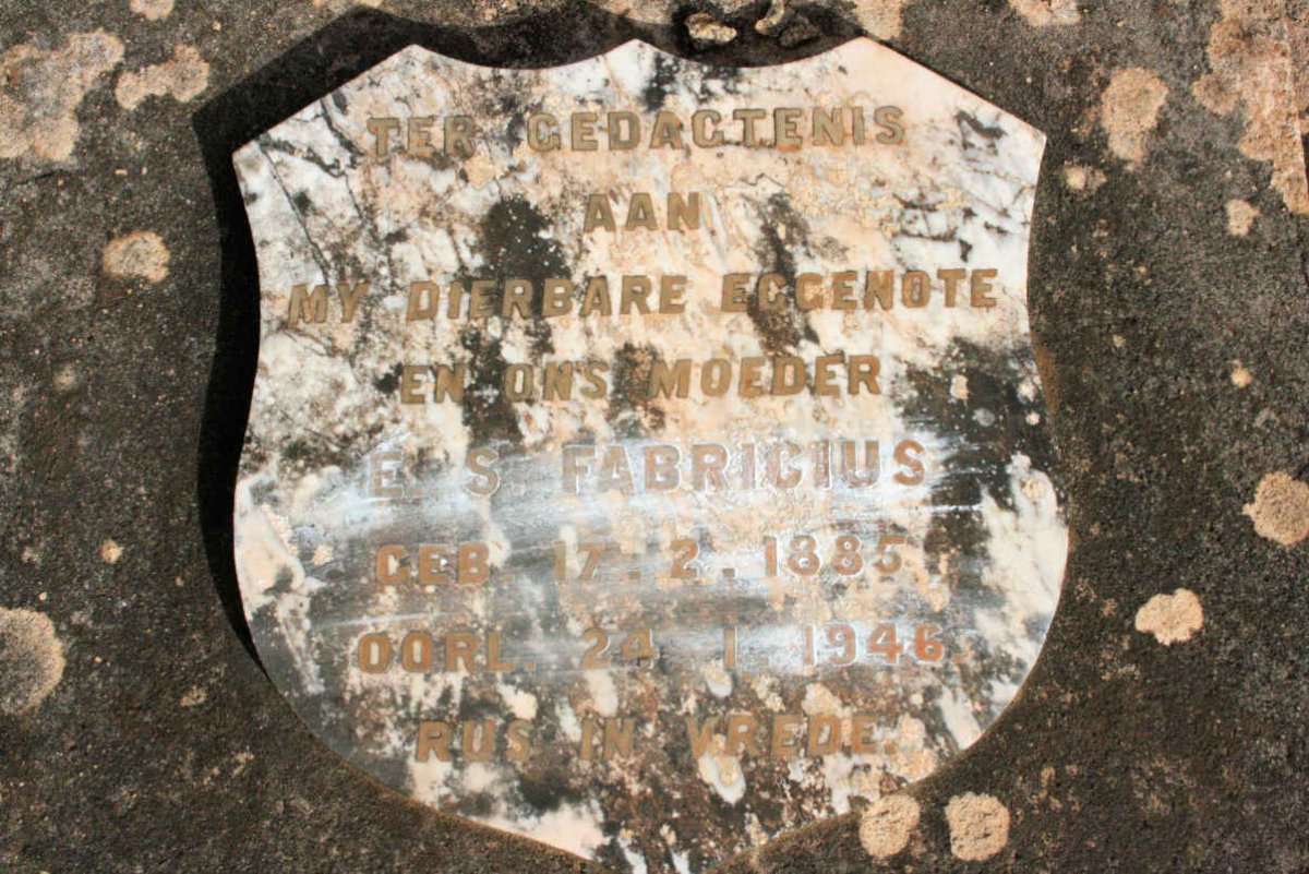FABRICIUS E.S. 1885-1946