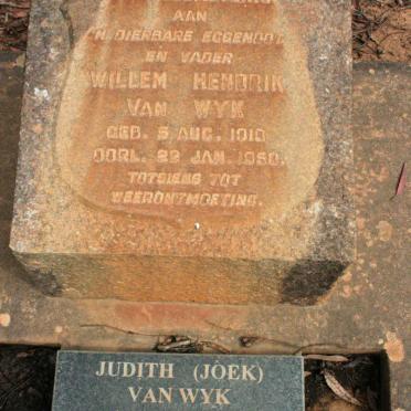 WYK Willem Hendrik, van 1910-1950 &amp; Judith 1914-1994