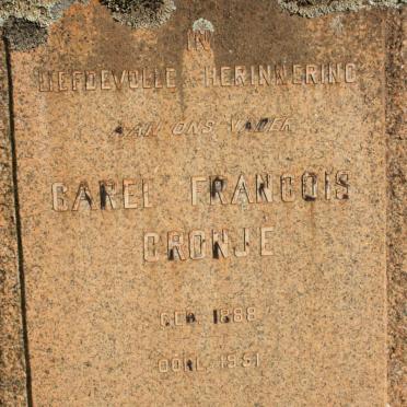CRONJE Carel Francois 1888-1951