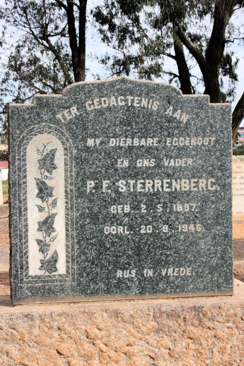 STERRENBERG P.F. 1897-1946