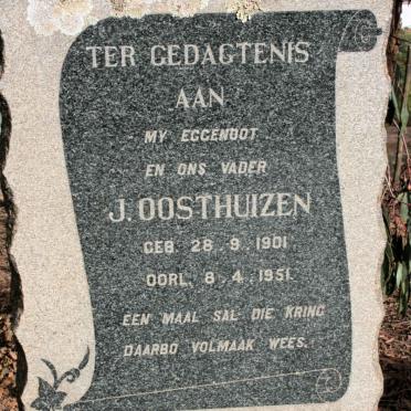 OOSTHUIZEN J. 1901-1951