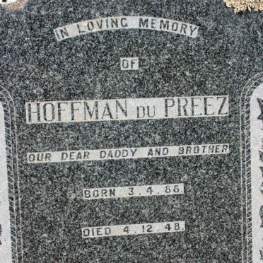 PREEZ Hoffman, du 1886-1948