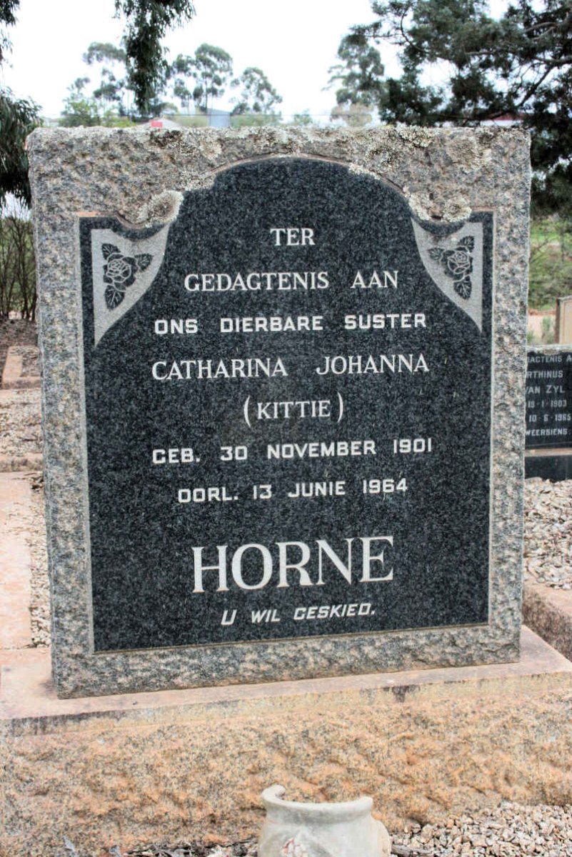 HORNE Catharina Johanna 1901-1964