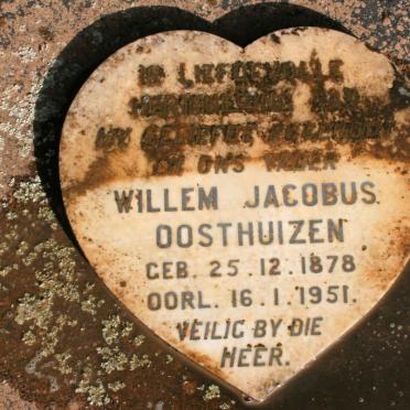 OOSTHUIZEN Willem Jacobus 1878-1951