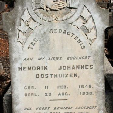 OOSTHUIZEN Hendrik Johannes 1846-1930