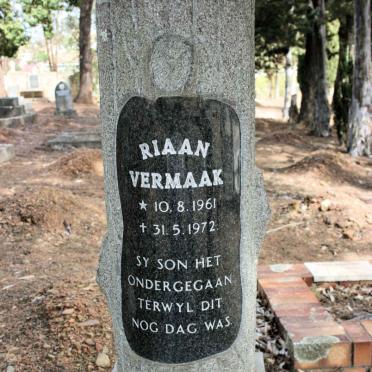VERMAAK Riaan 1961-1972