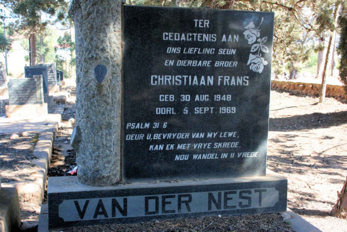 NEST Christiaan Frans. van der 1948-1969