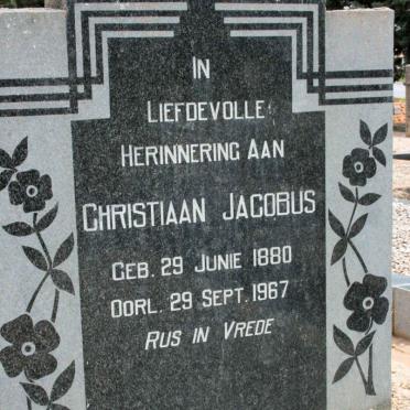 JAGER Christiaan Jacobus, de 1880-1967