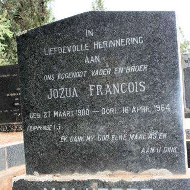 MALHERBE Jozua Francois 1900-1964