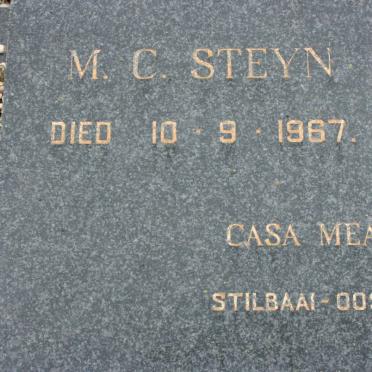 STEYN M.C. -1967