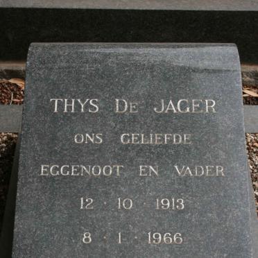 JAGER Thys, de 1913-1966