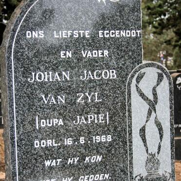 ZYL Johan Jacob, van -1968