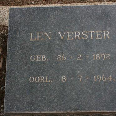 VERSTER Len 1892-1964
