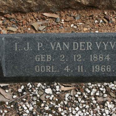 VYVER I.J.P., van der 1884-1966