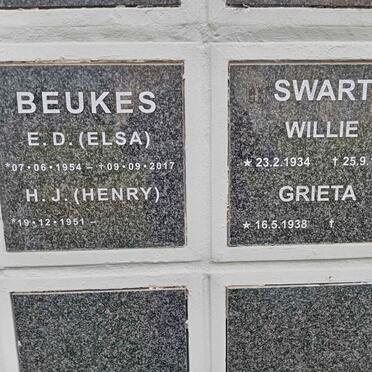 SWART Willie 1934-1998 & Grieta 1938-