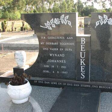 BEUKES Wynand Johannes 1921-1987
