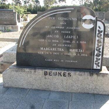 BEUKES Jacob 1894-1958 Margretha 1905-1998