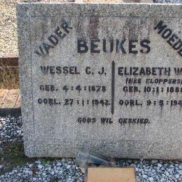 BEUKES Wessel C.J. 1878-1942 &amp; Elizabeth W.H. KLOPPERS 1888-1942