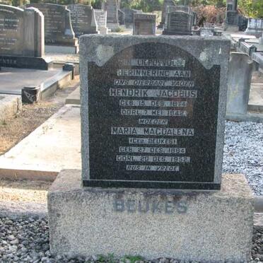 BEUKES Hendrik Jacobus 1874-1942 &amp; Maria Magdalena BEUKES 1884-1952