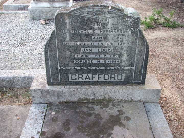 CRAFFORD Jan Louis 1928-1964