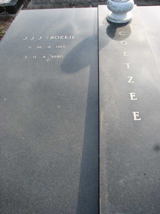 COETZEE M.M. 19?6-1997 :: COETZEE J.J.J. 1913-1990
