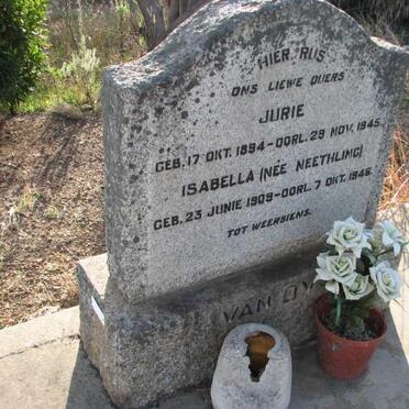 DYK Jurie, van 1894-1945 &amp; Isabella NEETHLING 1909-1946