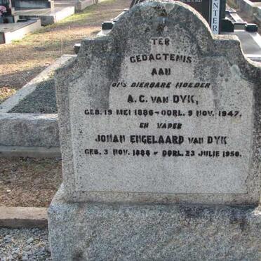 DYK Johan Engelaard, van 1884-1950 &amp; A.C. 1886-1947