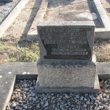 DYK Catharina J.E., van 1912-1942