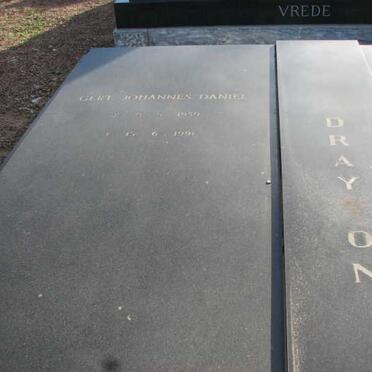 DRAYTON Gert Johannes Daniel 19??-1991