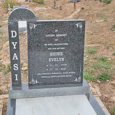 DYASI Shiwe Evelyn 1938-2020
