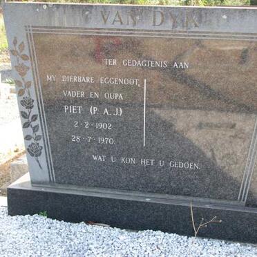 DYK P.A.J., van 1902-1970