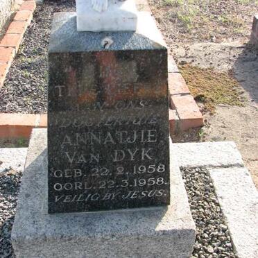 DYK Annatjie, van 1958-1958