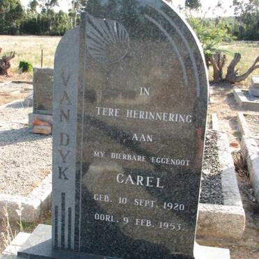 DYK Carel, van 1920-1953