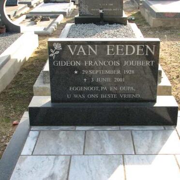 EEDEN Gideon Francois Joubert, van 1928-2001