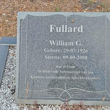 FULLARD William G. 1926-2008