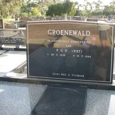 GROENEWALD P.G.V. 1938-1994