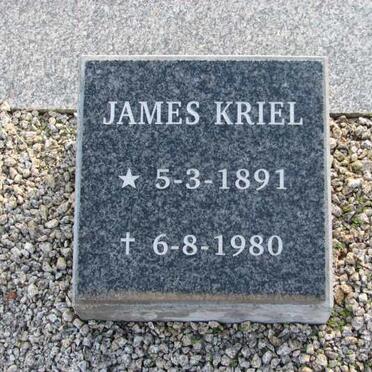 KRIEL James 1891-1980